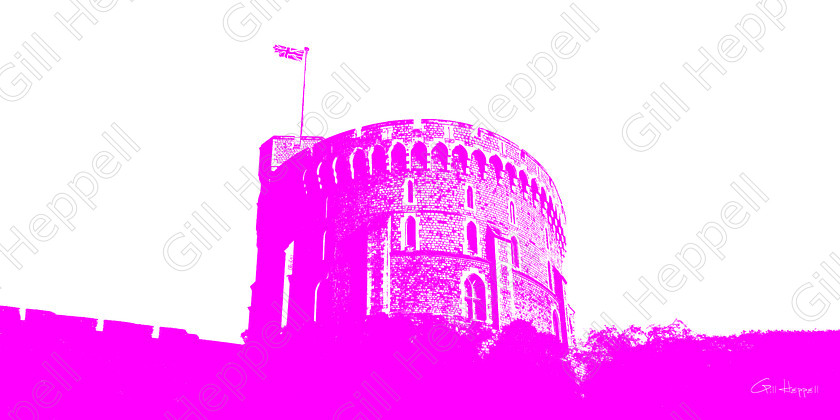 10.Norman Tower with Union Jack Pink ws